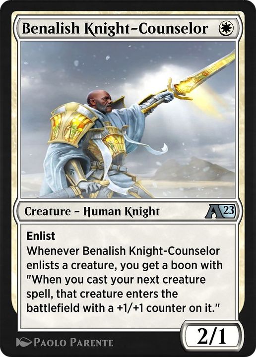 Benalish Knight-Counselor in the group Magic the Gathering / Types / Creatures / Human at Proxyprinters.com (17525)