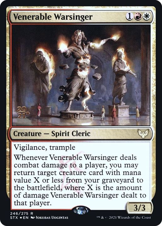 Venerable Warsinger in the group Magic the Gathering / Types / Colors / Multicolors / R, W at Proxyprinters.com (17537)