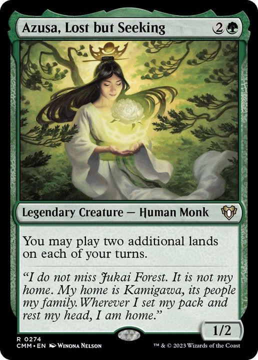 Azusa, Lost but Seeking in the group Magic the Gathering / Types / Creatures / Human at Proxyprinters.com (17547)