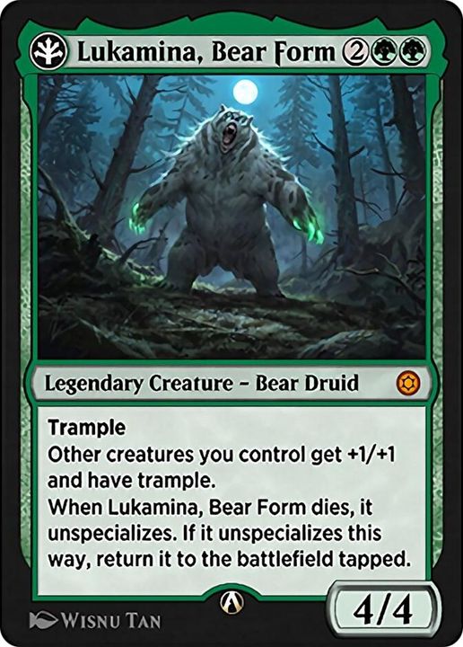 Lukamina, Bear Form in the group Singles at Proxyprinters.com (17553)