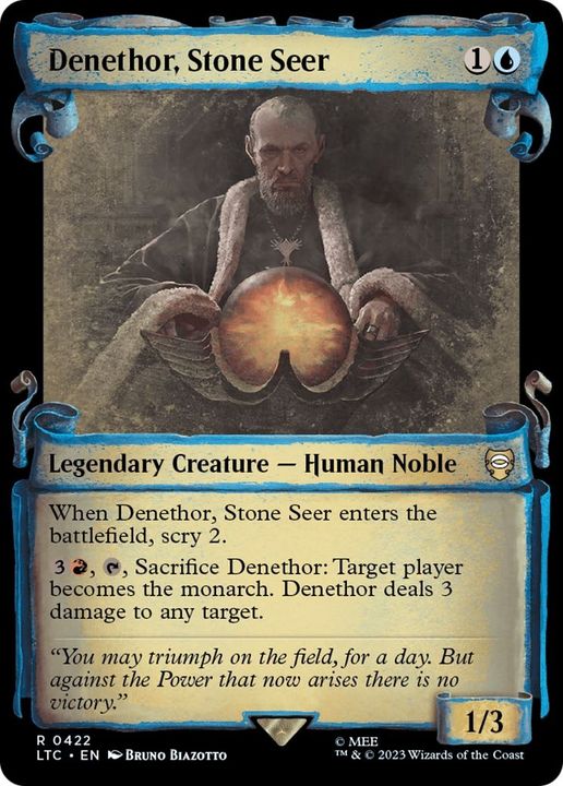 Denethor, Stone Seer in the group Magic the Gathering / Types / Creatures / Human at Proxyprinters.com (17560)