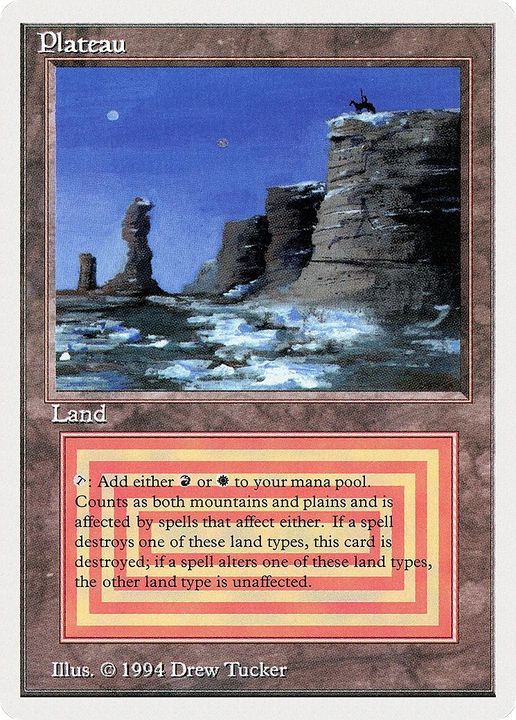 Plateau in the group Magic the Gathering / Types / Land / Mountain at Proxyprinters.com (17571)