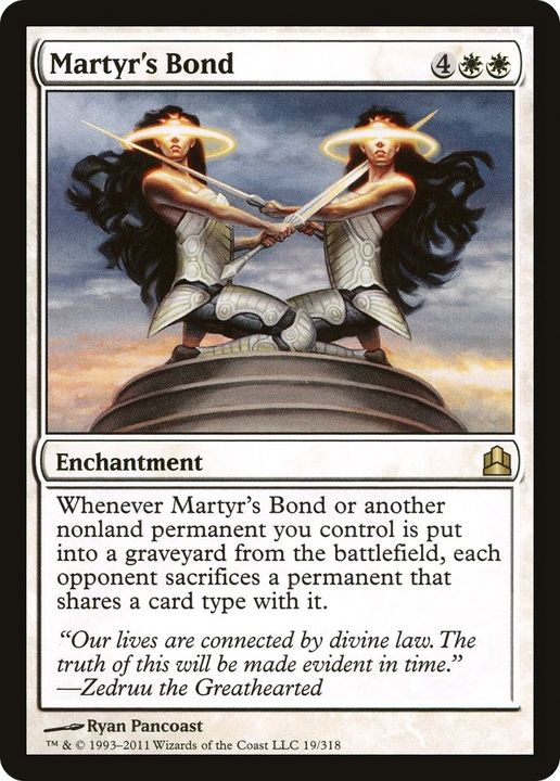 Martyr's Bond in the group Magic the Gathering / Types / Enchantment / Enchantment at Proxyprinters.com (17575)