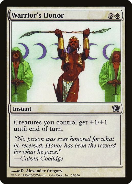 Warrior's Honor in the group Magic the Gathering / Types / Colors / White at Proxyprinters.com (17578)