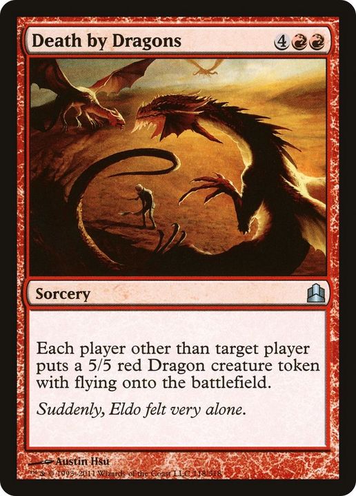 Death by Dragons in the group Magic the Gathering / Types / Colors / Red at Proxyprinters.com (17583)