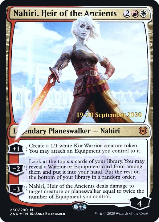 Nahiri, Heir of the Ancients in the group Magic the Gathering / Sets / Zendikar Rising Promos at Proxyprinters.com (17587)