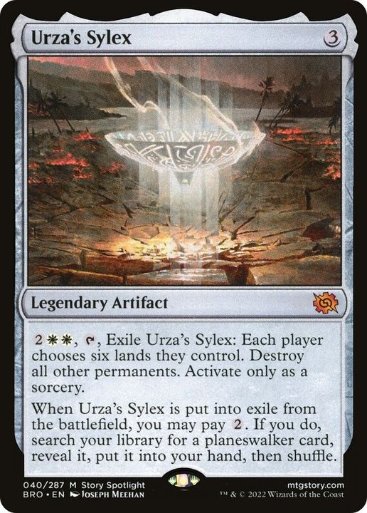 Urza's Sylex in the group Magic the Gathering / Types / Artifacts / Legendary Artifact at Proxyprinters.com (17588)