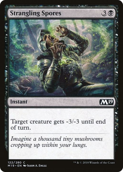 Strangling Spores in the group Magic the Gathering / Types / Colors / Black at Proxyprinters.com (17598)