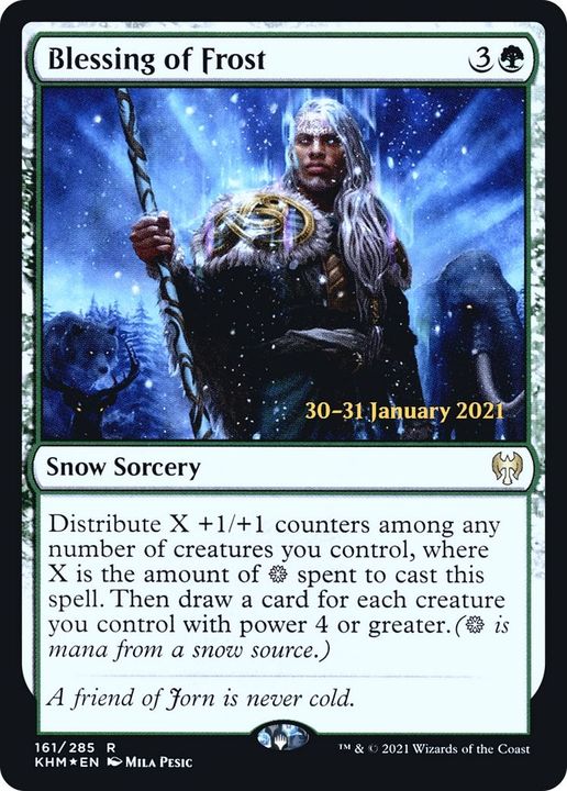 Blessing of Frost in the group Magic the Gathering / Sets / Kaldheim Promos at Proxyprinters.com (176)