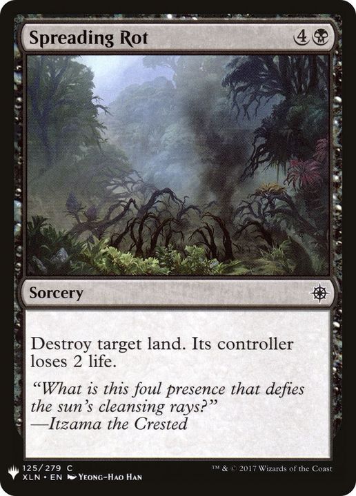 Spreading Rot in the group Magic the Gathering / Types / Colors / Black at Proxyprinters.com (17605)