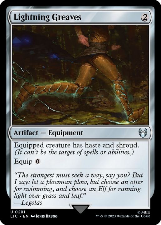 Lightning Greaves in the group Magic the Gathering / Types / Artifacts / Artifact at Proxyprinters.com (17607)