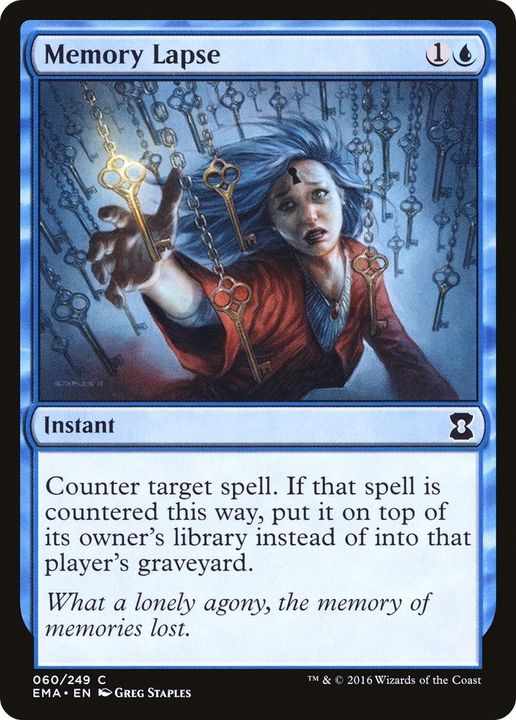 Memory Lapse in the group Magic the Gathering / Types / Colors / Blue at Proxyprinters.com (17639)