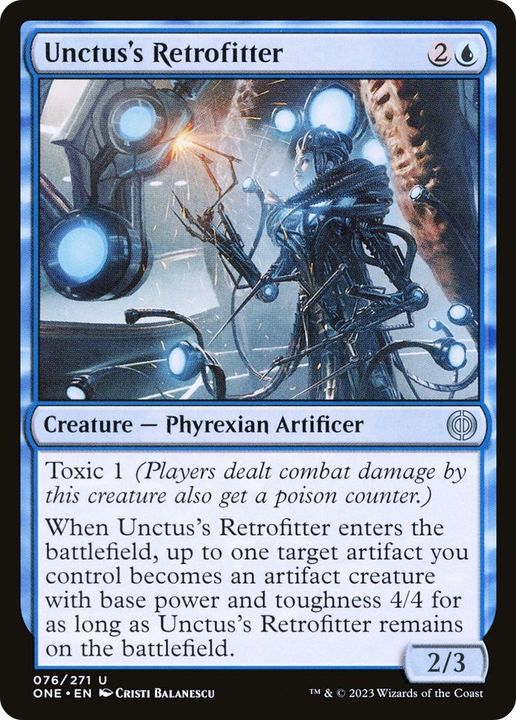 Unctus's Retrofitter in the group Magic the Gathering / Types / Colors / Blue at Proxyprinters.com (17644)