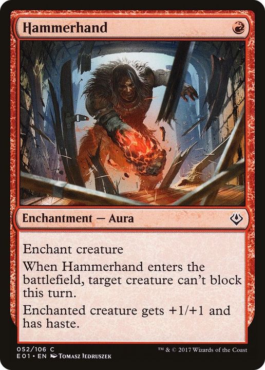 Hammerhand in the group Magic the Gathering / Types / Colors / Red at Proxyprinters.com (17647)