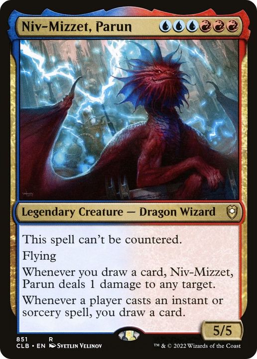 Niv-Mizzet, Parun in the group Magic the Gathering / Types / Colors / Multicolors / R, U at Proxyprinters.com (17677)