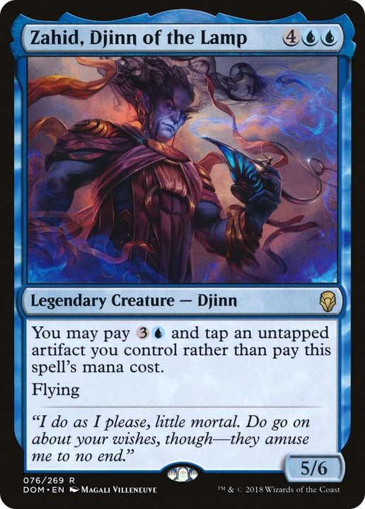 Zahid, Djinn of the Lamp in the group Magic the Gathering / Types / Colors / Blue at Proxyprinters.com (17691)