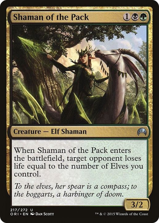 Shaman of the Pack in the group Magic the Gathering / Sets / Magic Origins Tokens at Proxyprinters.com (17702)