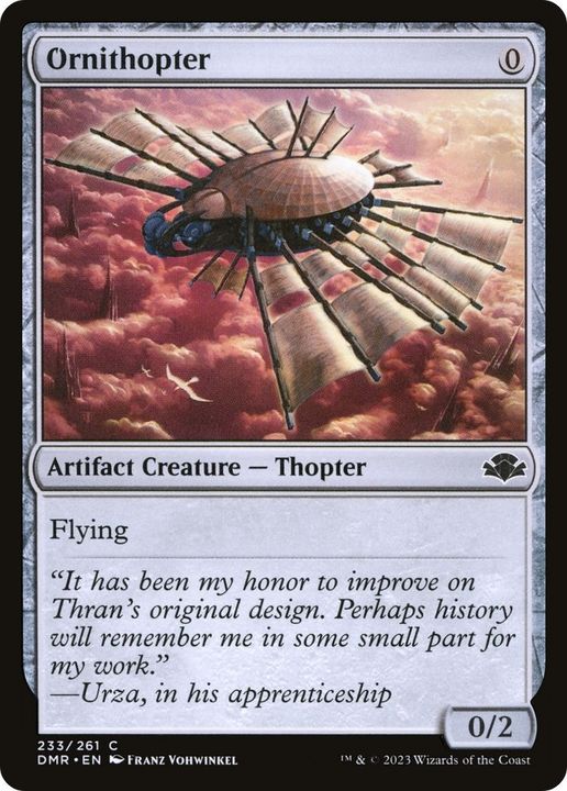 Ornithopter in the group Magic the Gathering / Types / Colors / Colorless at Proxyprinters.com (17714)