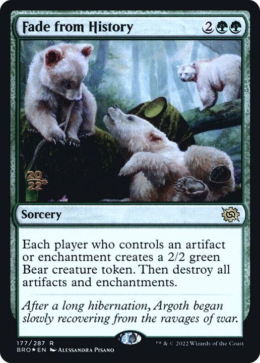 Fade from History in the group Magic the Gathering / Types / Colors / Green at Proxyprinters.com (17716)