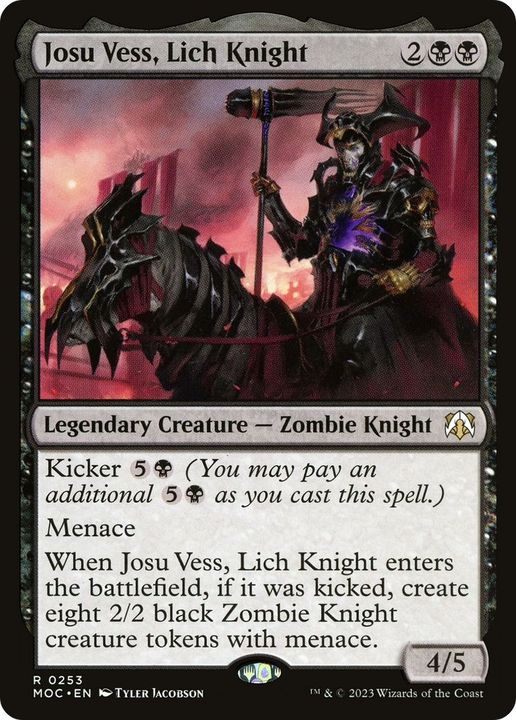 Josu Vess, Lich Knight in the group Magic the Gathering / Sets / March of the Machine Substitute Cards at Proxyprinters.com (17719)