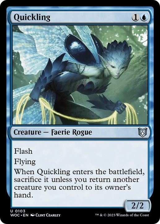 Quickling in the group Magic the Gathering / Types / Colors / Blue at Proxyprinters.com (17738)