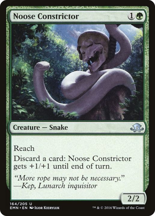 Noose Constrictor in the group Magic the Gathering / Types / Colors / Green at Proxyprinters.com (17752)