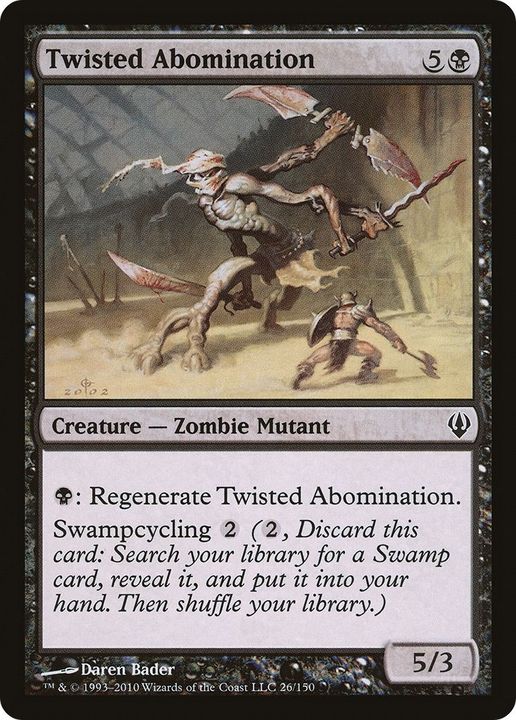 Twisted Abomination in the group Magic the Gathering / Types / Creatures / Zombie at Proxyprinters.com (17767)