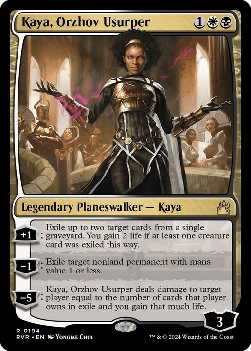 Kaya, Orzhov Usurper in the group Magic the Gathering / Sets / Ravnica: City of Guilds Promos at Proxyprinters.com (17772)