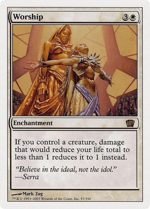 Worship in the group Magic the Gathering / Types / Enchantment / Enchantment at Proxyprinters.com (178)