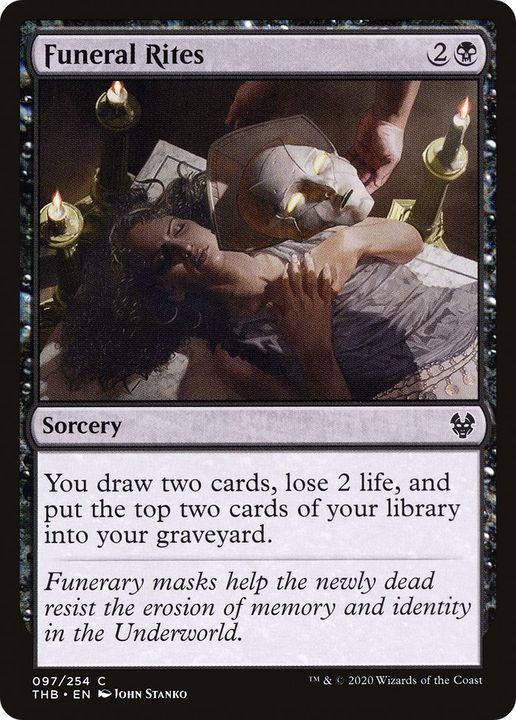 Funeral Rites in the group Magic the Gathering / Types / Colors / Black at Proxyprinters.com (17827)