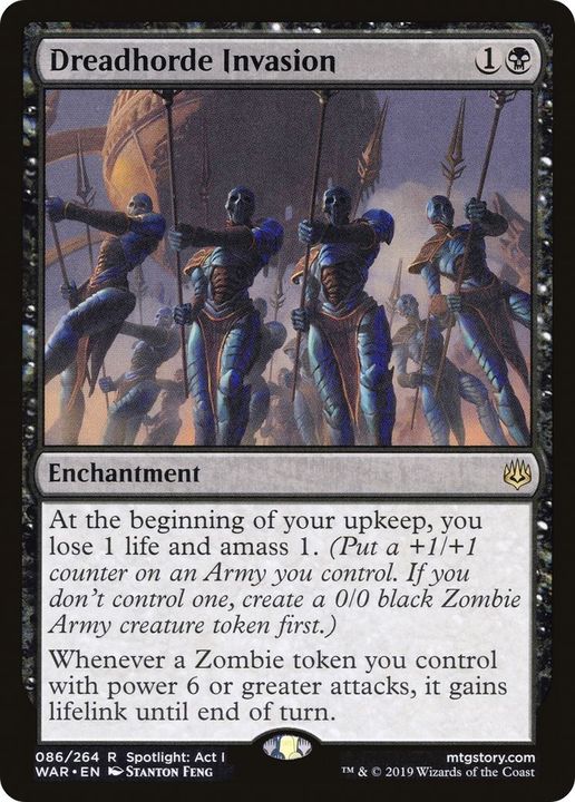 Dreadhorde Invasion in the group Magic the Gathering / Sets / War of the Spark Promos at Proxyprinters.com (1785)