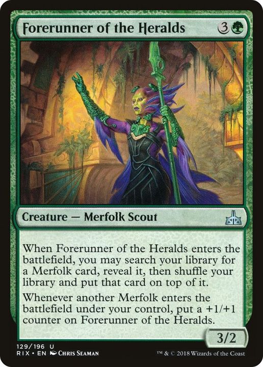 Forerunner of the Heralds in the group Magic the Gathering / Types / Colors / Green at Proxyprinters.com (17852)