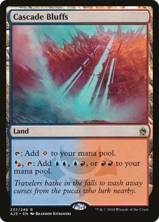 Cascade Bluffs in the group Magic the Gathering / Sets / Masters Edition III at Proxyprinters.com (17853)