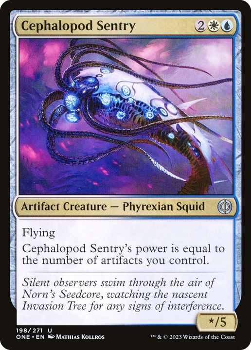 Cephalopod Sentry in the group Magic the Gathering / Types / Colors / Multicolors / U, W at Proxyprinters.com (17859)