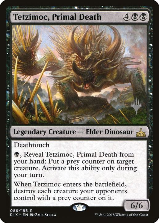 Tetzimoc, Primal Death in the group Magic the Gathering / Types / Colors / Black at Proxyprinters.com (17896)