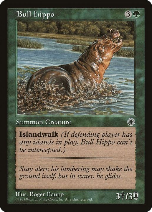 Bull Hippo in the group Magic the Gathering / Sets / Portal at Proxyprinters.com (17903)