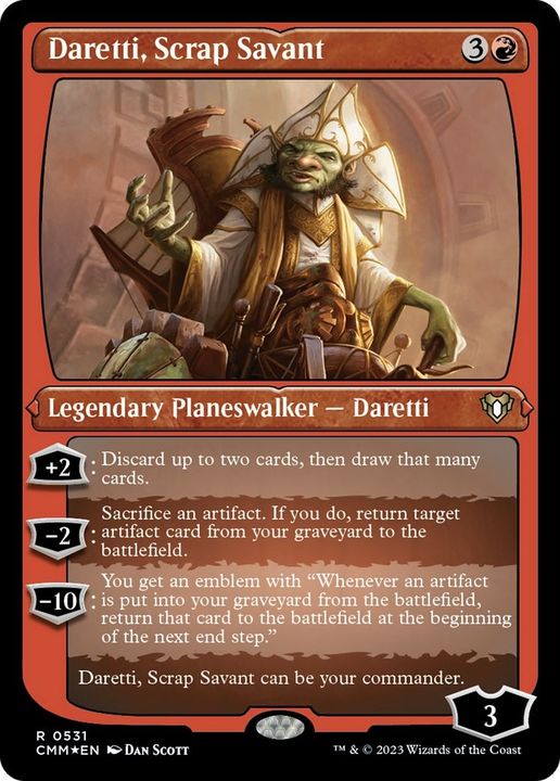 Daretti, Scrap Savant in the group Magic the Gathering / Sets / Commander Masters at Proxyprinters.com (17912)