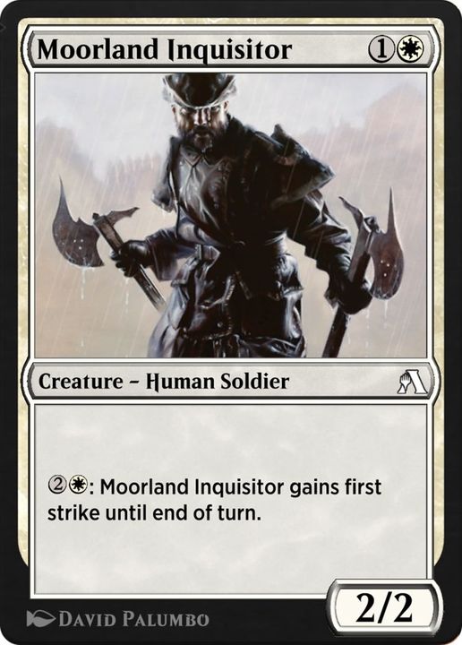 Moorland Inquisitor in the group Magic the Gathering / Types / Creatures / Human at Proxyprinters.com (17916)