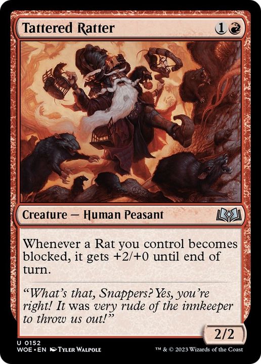 Tattered Ratter in the group Magic the Gathering / Types / Creatures / Human at Proxyprinters.com (17935)