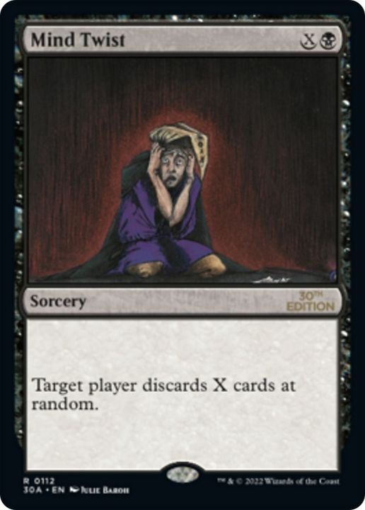 Mind Twist in the group Magic the Gathering / Types / Colors / Black at Proxyprinters.com (17939)