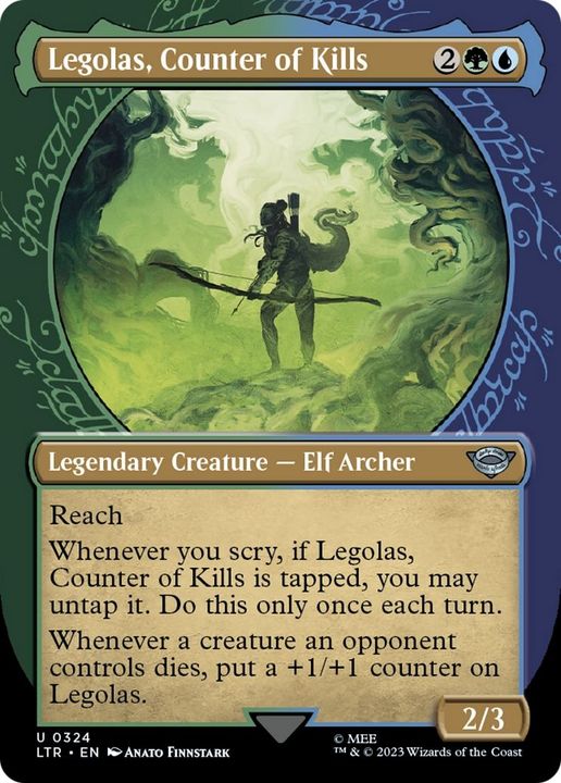 Legolas, Counter of Kills in the group Magic the Gathering / Sets / The Lord of the Rings: Tales of Middle-earth at Proxyprinters.com (17948)