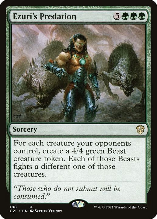 Ezuri's Predation in the group Magic the Gathering / Types / Colors / Green at Proxyprinters.com (17958)