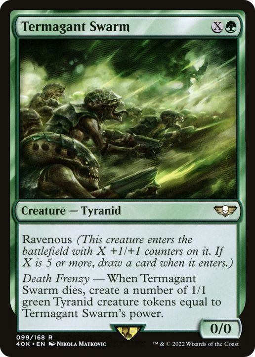 Termagant Swarm in the group Magic the Gathering / Types / Colors / Green at Proxyprinters.com (17967)