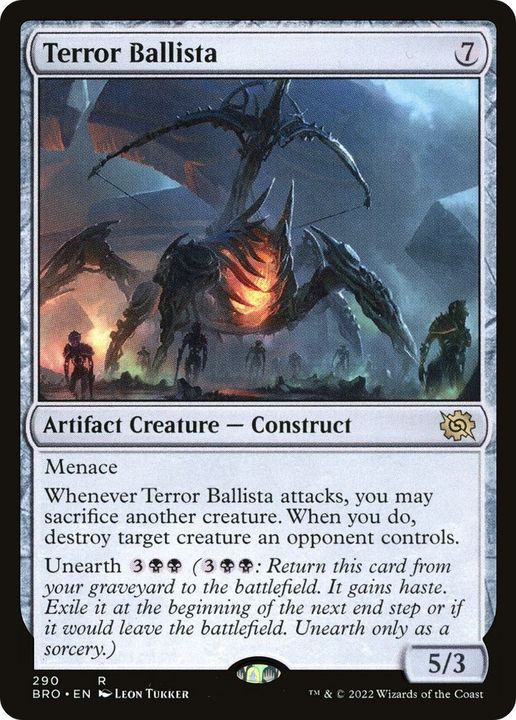 Terror Ballista in the group Magic the Gathering / Sets / The Brothers' War at Proxyprinters.com (18013)