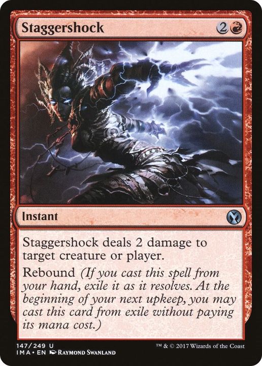 Staggershock in the group Magic the Gathering / Types / Colors / Red at Proxyprinters.com (18030)