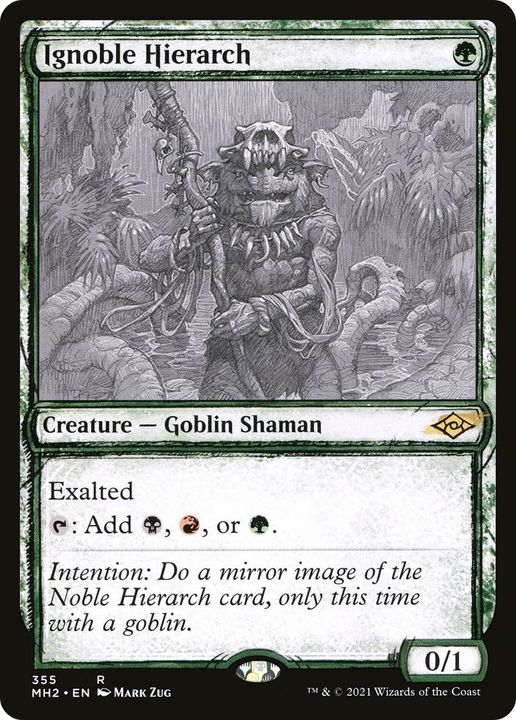 Ignoble Hierarch in the group Magic the Gathering / Types / Creatures / Goblin at Proxyprinters.com (18046)