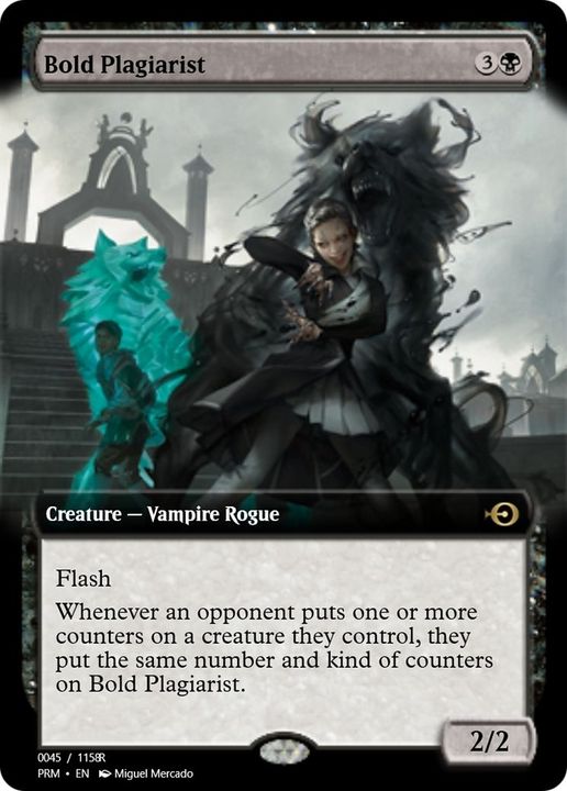 Bold Plagiarist in the group Magic the Gathering / Types / Colors / Black at Proxyprinters.com (18047)