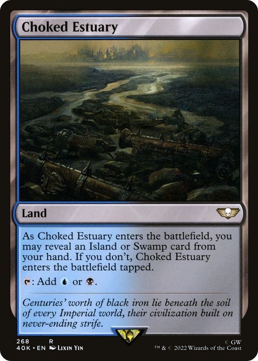 Choked Estuary in the group Magic the Gathering / Sets / Warhammer 40,000 Tokens at Proxyprinters.com (18049)