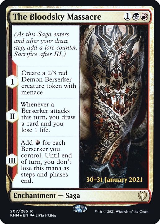 The Bloodsky Massacre in the group Magic the Gathering / Types / Colors / Multicolors / B, R at Proxyprinters.com (18050)