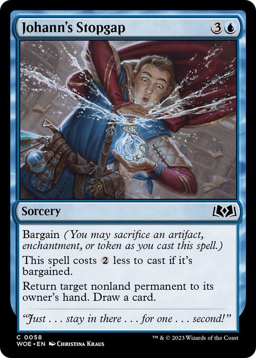 Johann's Stopgap in the group Magic the Gathering / Types / Colors / Blue at Proxyprinters.com (18054)